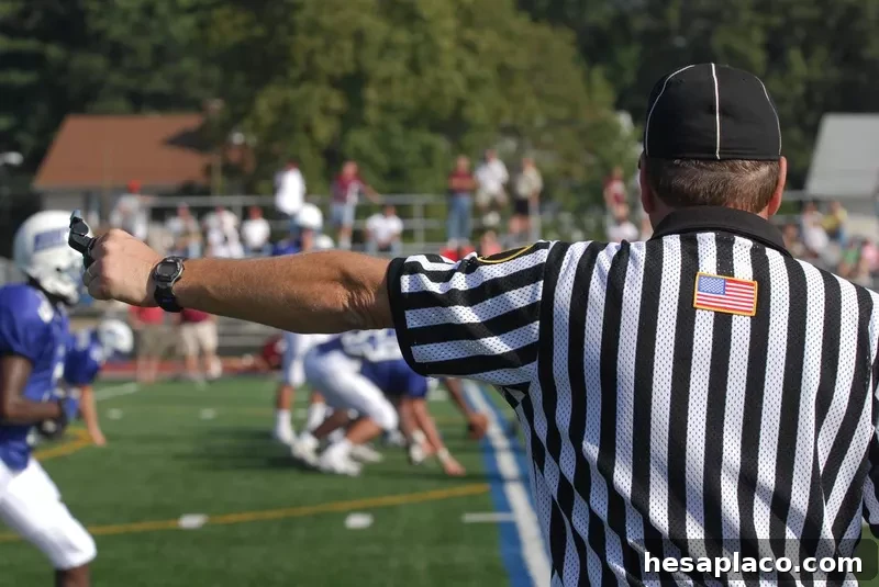 A U.S. football referee
