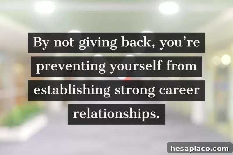 Not giving back