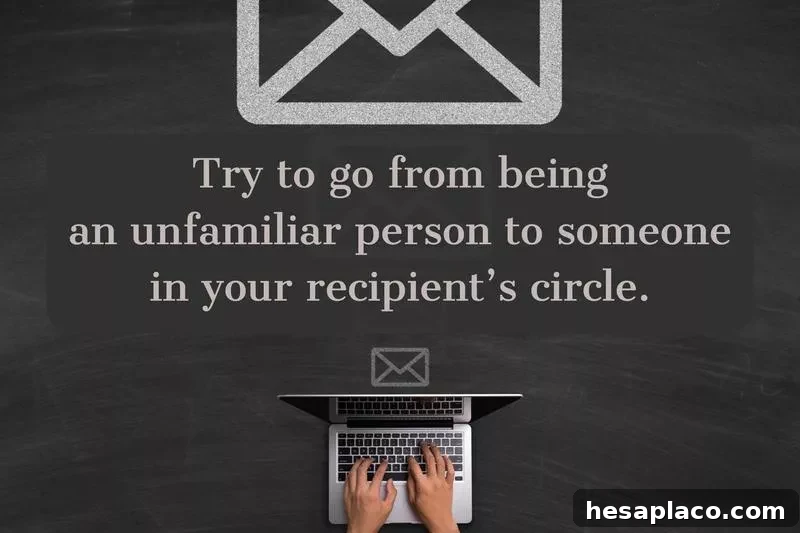 cold email connection