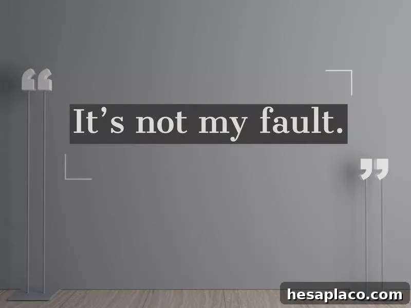 not my fault