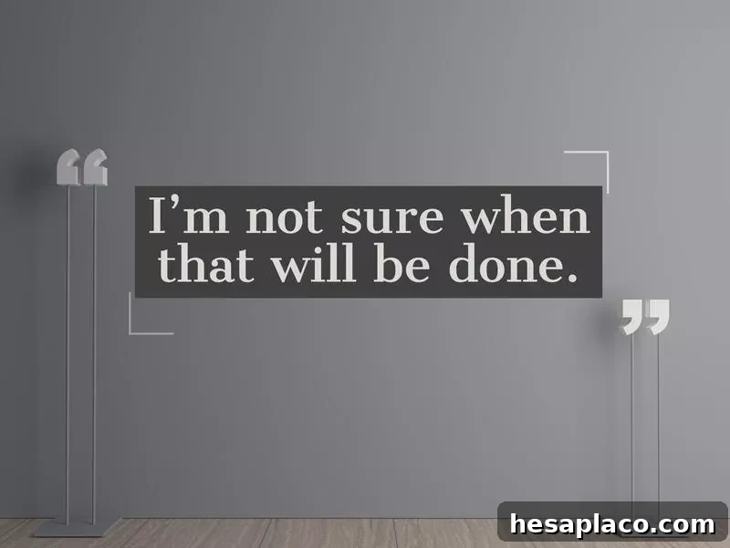 Don't be vague, part three
