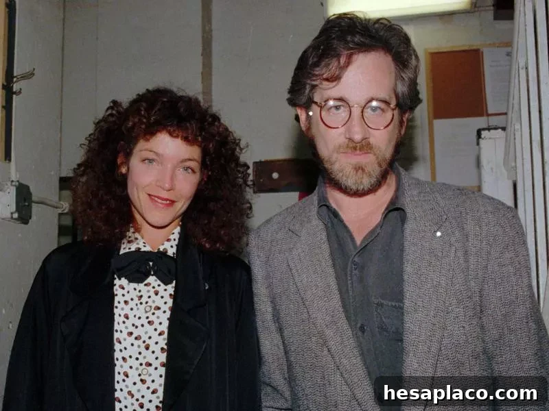 Steven Spielberg and Amy Irving