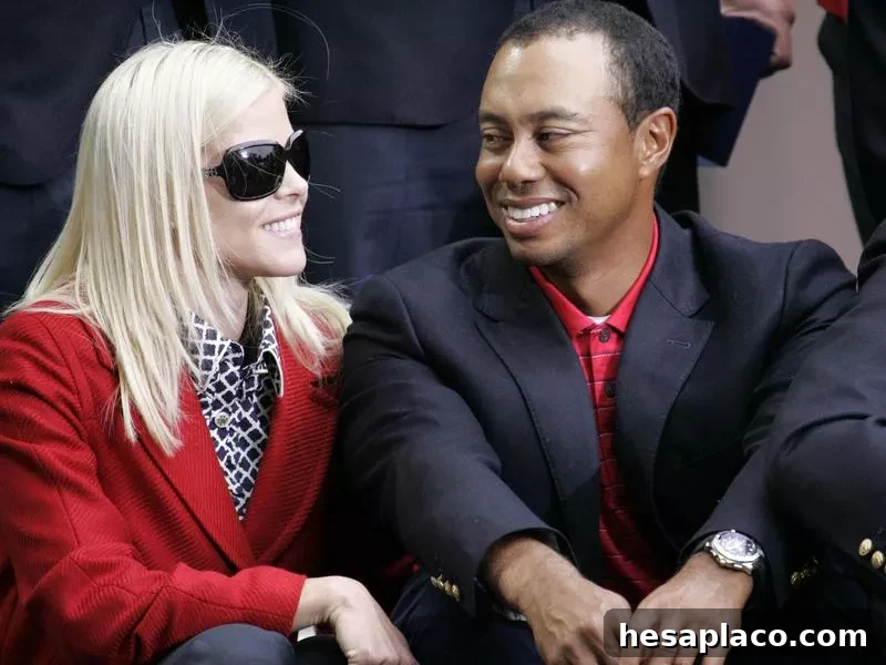 Tiger Woods and Elin Nordegren