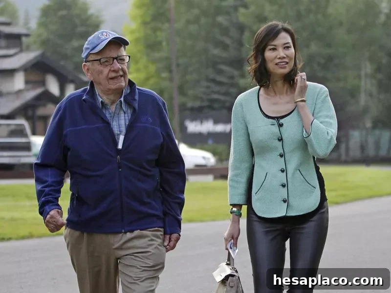 Rupert Murdoch and Wendi Deng