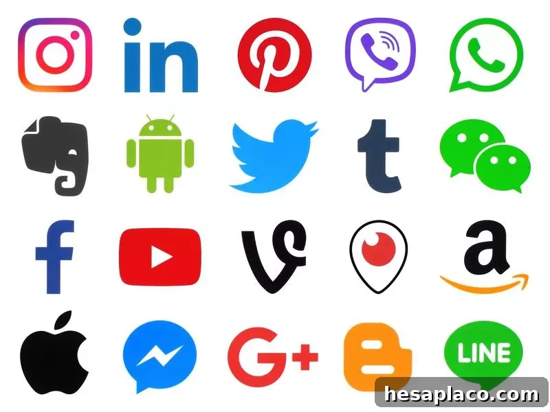 Various app brands