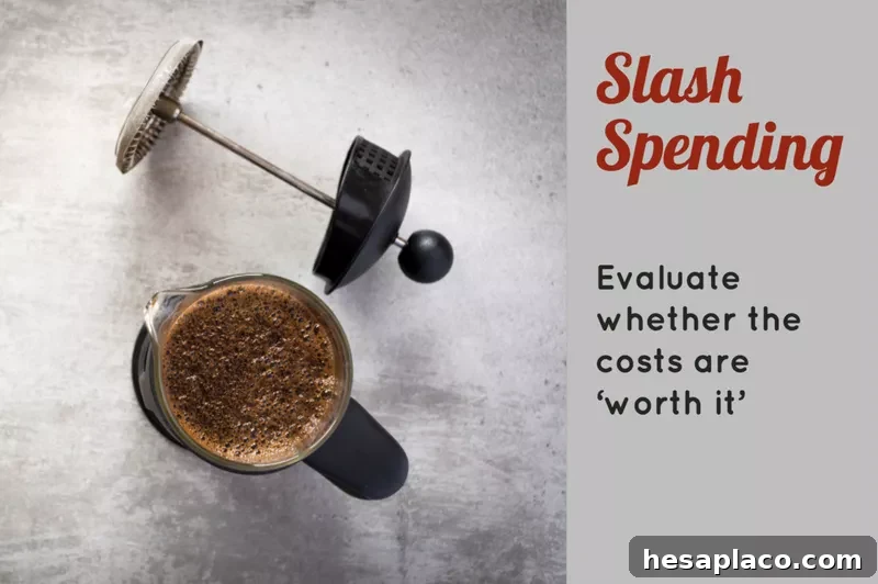 Slash spending to save more money