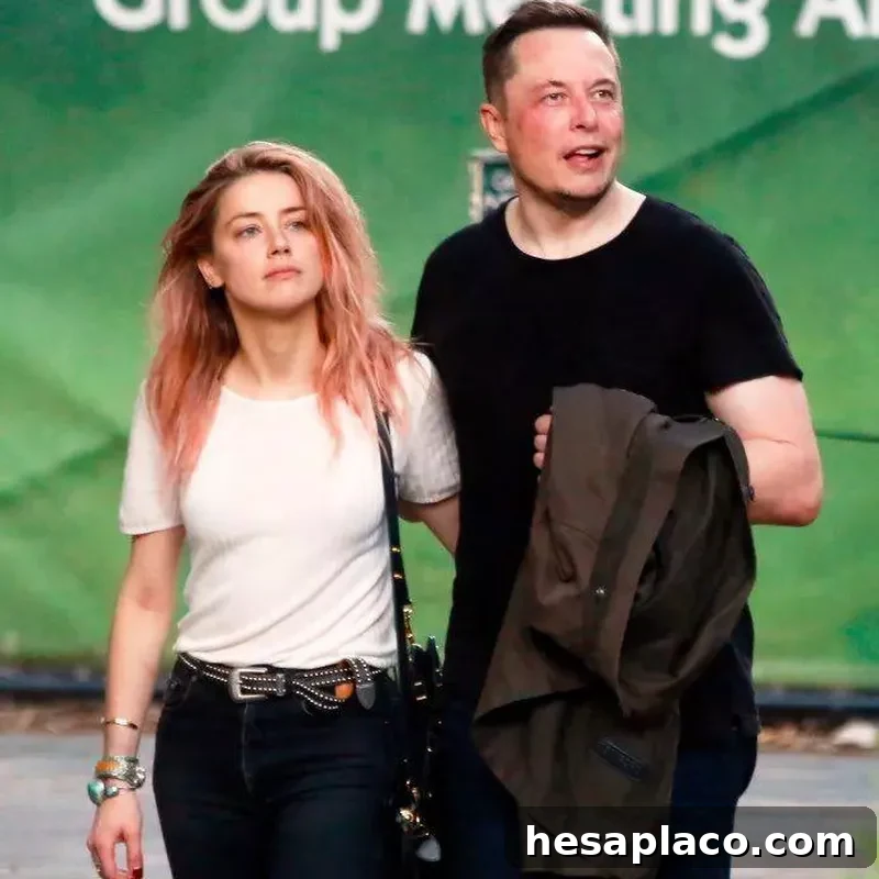Musk and Amber Heard