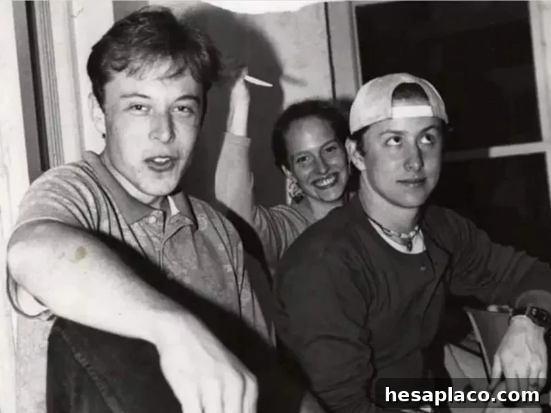 Elon Musk in college
