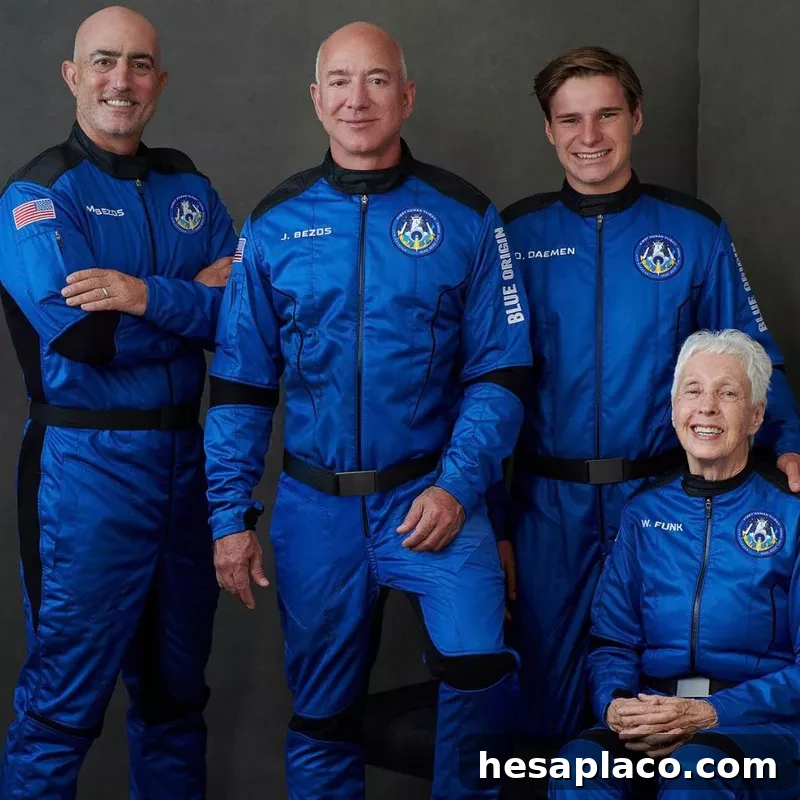 The first Blue Origin crew