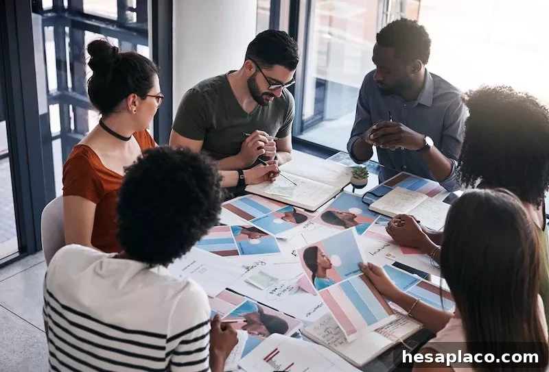 Unenthusiastic team meeting