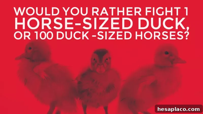Horse-sized duck