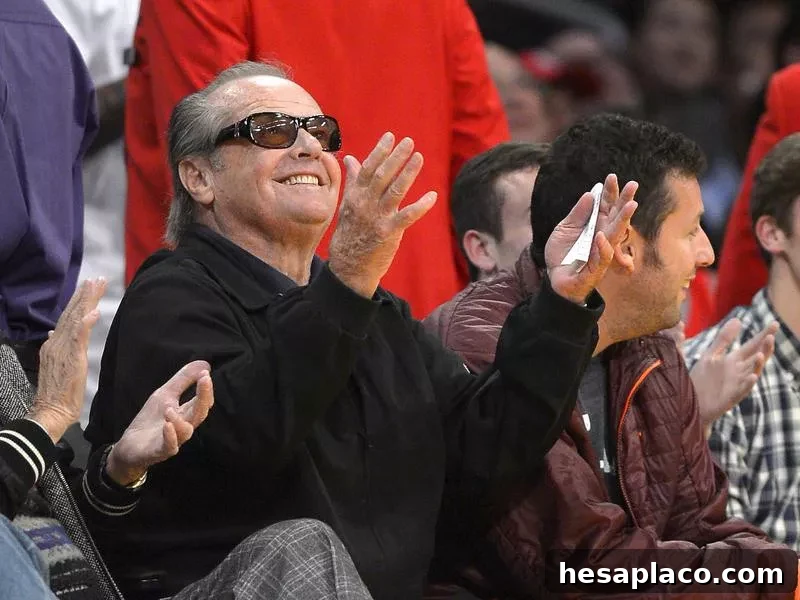 Jack Nicholson is a Laker fan