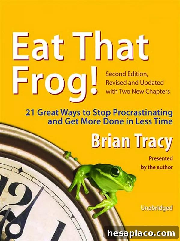100 Leadership Books That Will Accelerate Your Career 14 Eat That Frog! cover