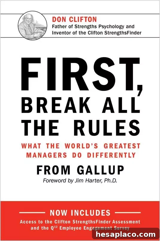 100 Leadership Books That Will Accelerate Your Career 20 First, Break All the Rules cover