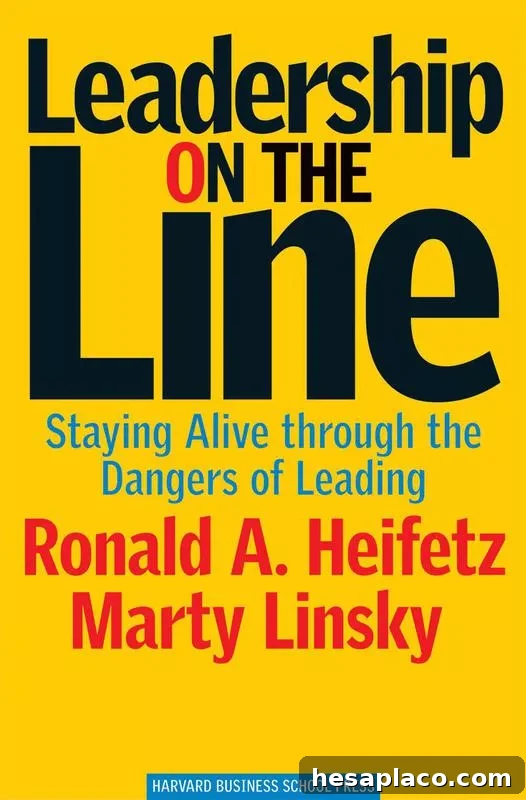 Leadership on the Line cover