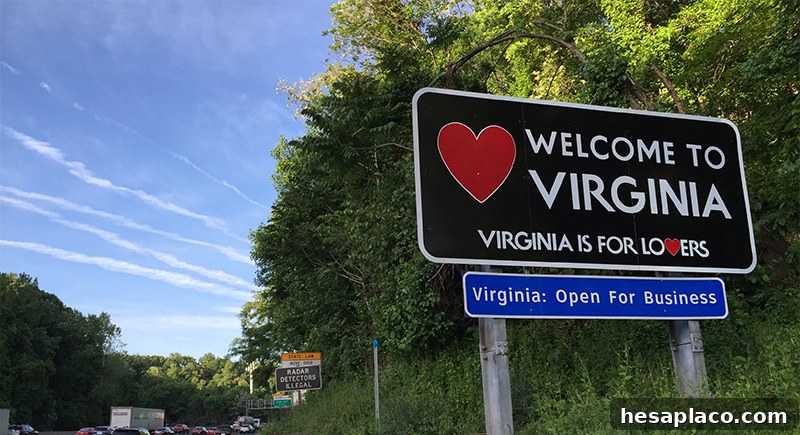 Virginia coast and mountains