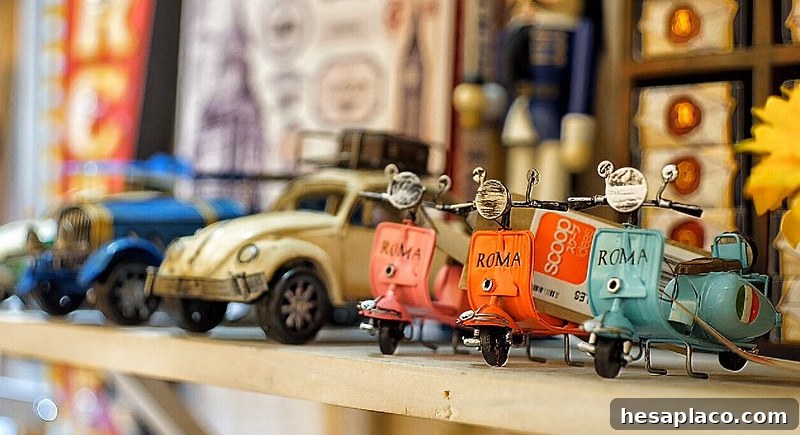 Vintage tin toy car