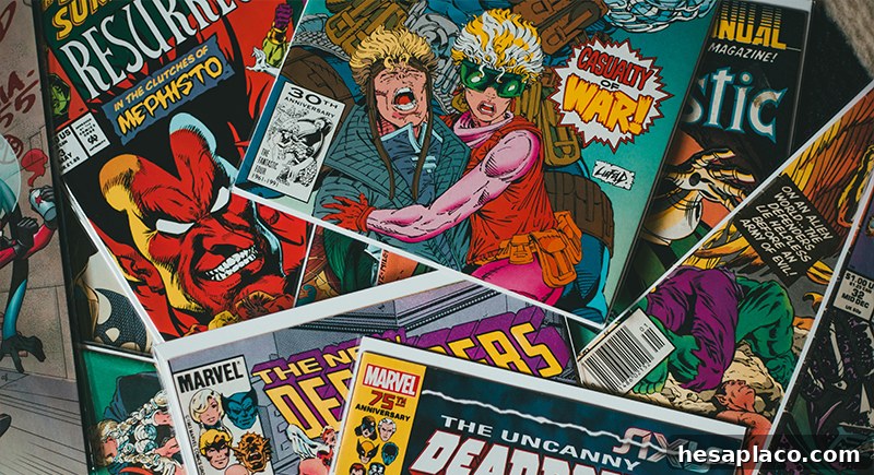 Vintage comic books