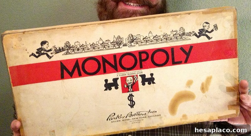 Vintage Monopoly game