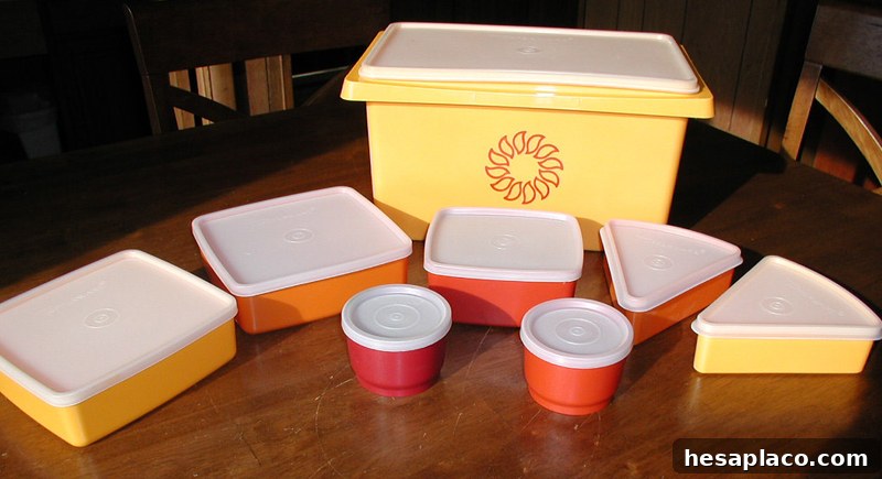 Vintage Tupperware containers
