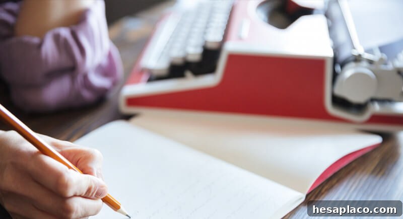 Person writing in a notebook