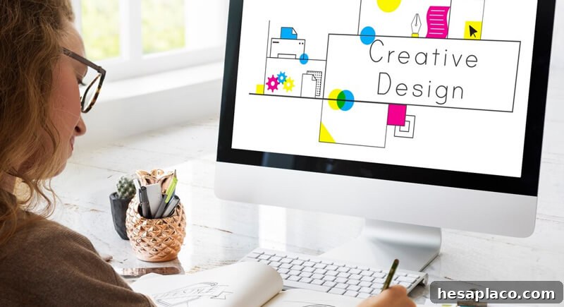 Graphic design workstation