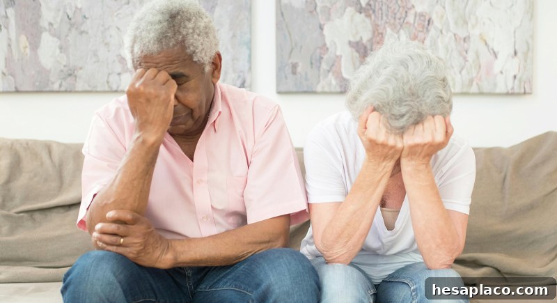 Couple discussing retirement