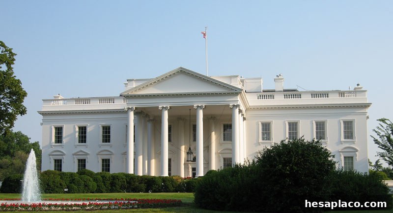 The White House residence