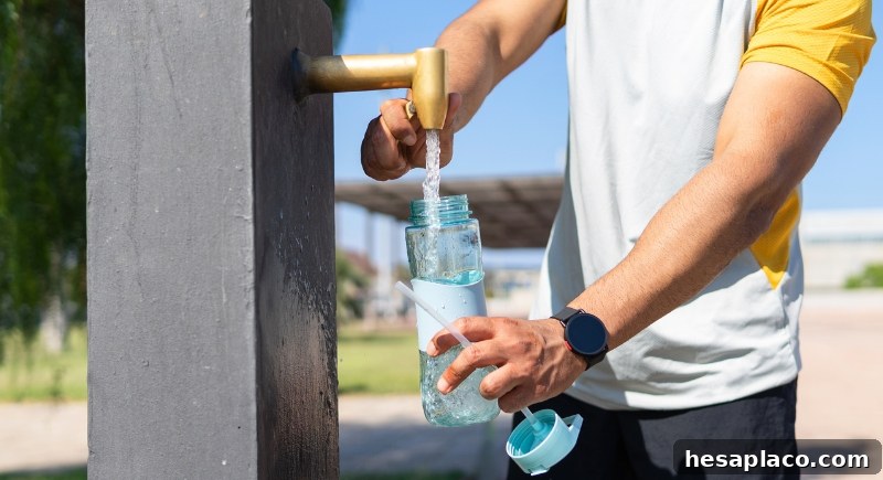 refillable water bottle
