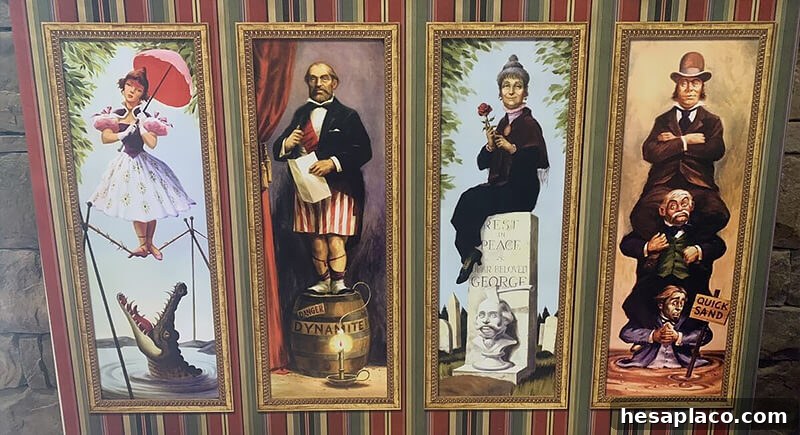 Haunted Mansion painting