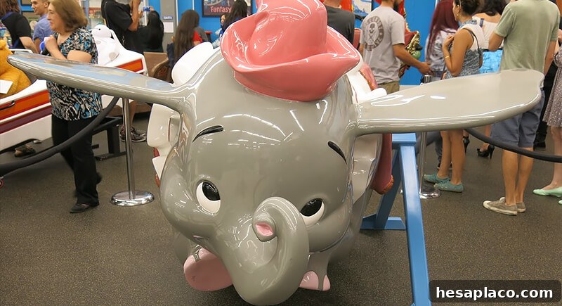 Dumbo ride car