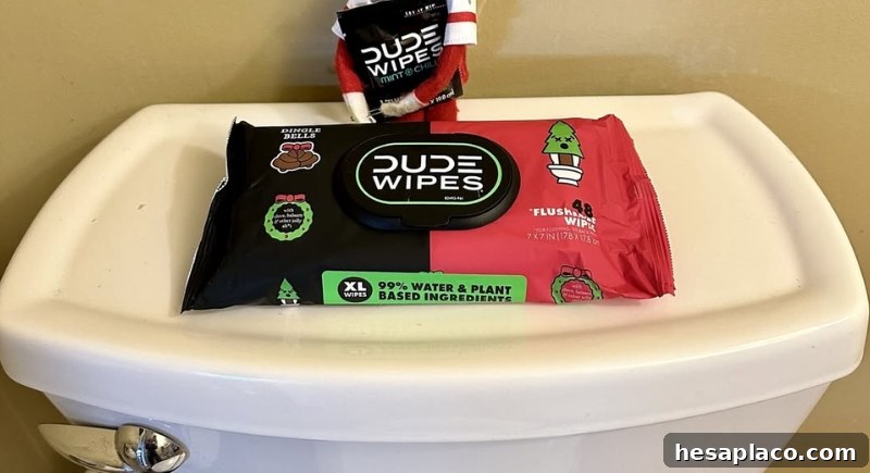 DUDE Wipes packaging