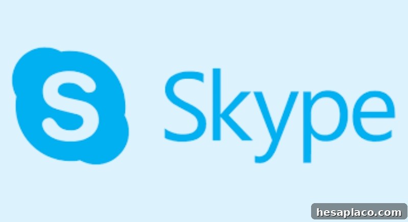 Skype video call