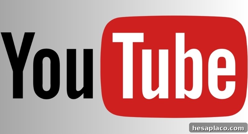 YouTube interface