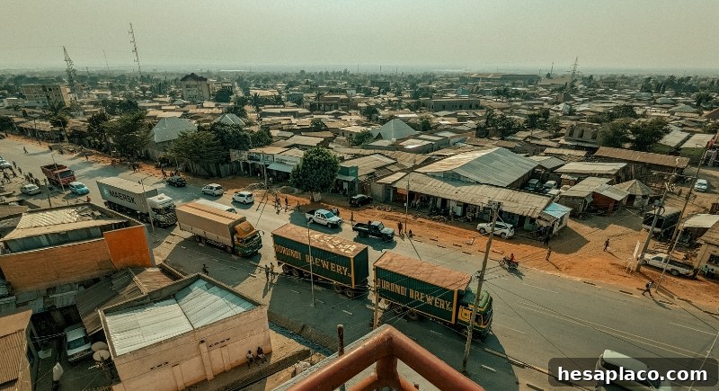 Market scene in Burundi