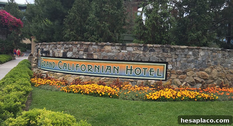 Grand Californian Hotel exterior