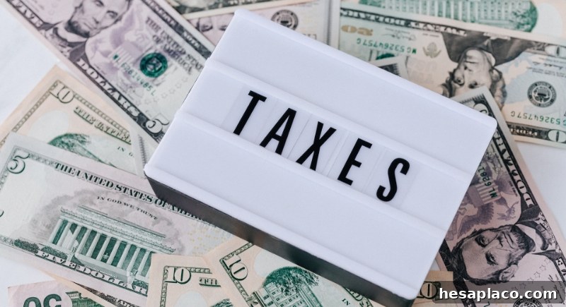 Tax documents and calculator