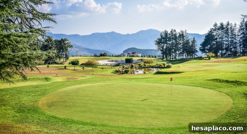 Golf course design