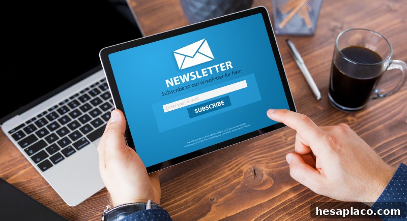 Subscription newsletters
