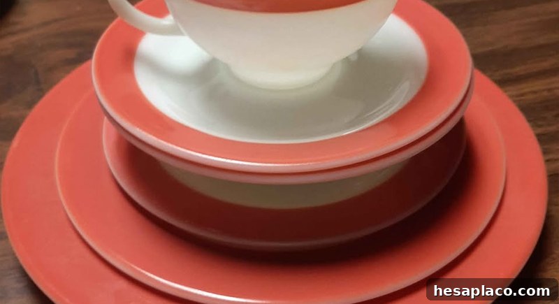 Flamingo Pink Pyrex