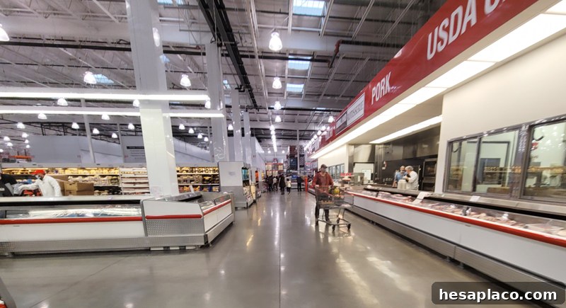 Costco storefront interior