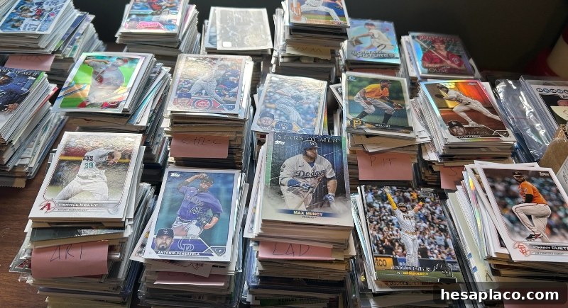 Vintage baseball cards