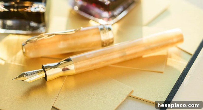 Heaven Gold pen by Anita Tan