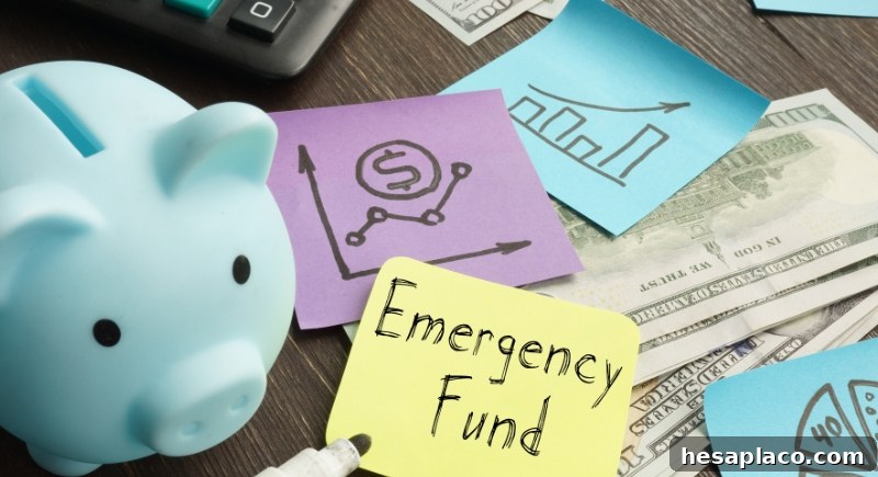 Emergency fund concept