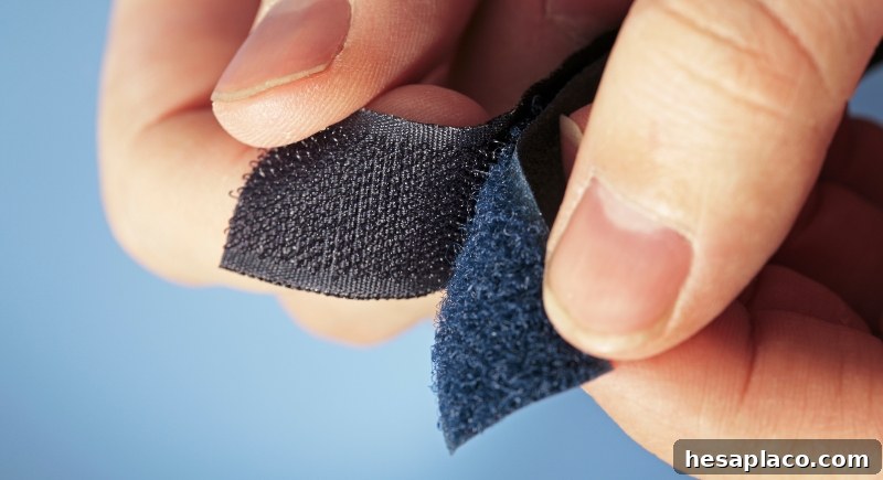 Velcro close-up