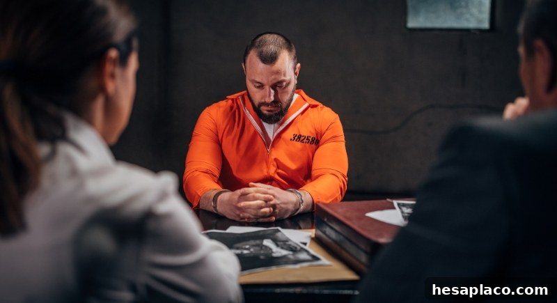 Detective reviewing case files