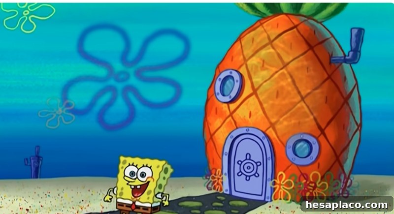 SpongeBob's pineapple house