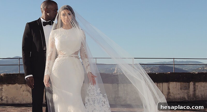 Kim Kardashian wedding dress