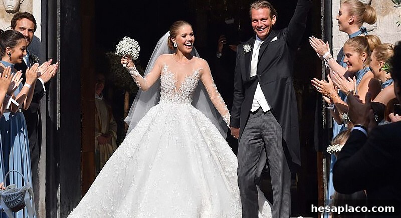 Victoria Swarovski wedding dress