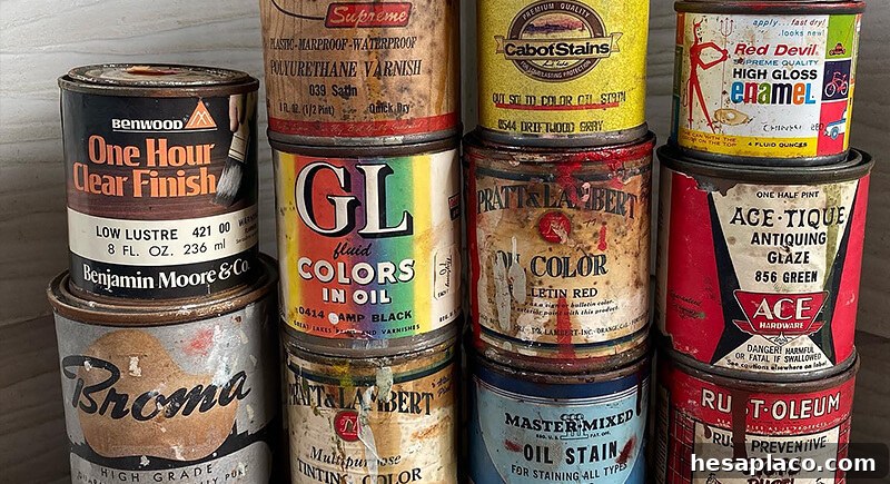 Repurposed paint can planter